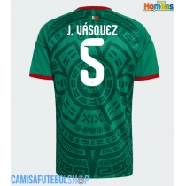 Camisa de time de futebol México Johan Vasquez #5 Replicas 1º Equipamento Mundo 2026 Manga Curta